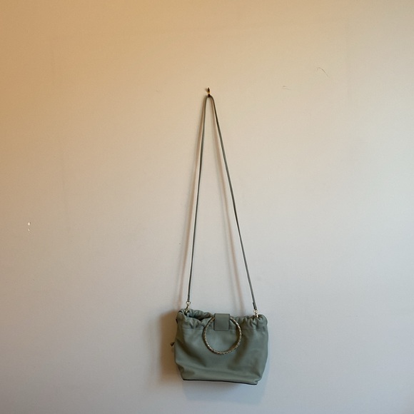 Vince Camuto blue/grey bucket purse - Picture 2 of 4